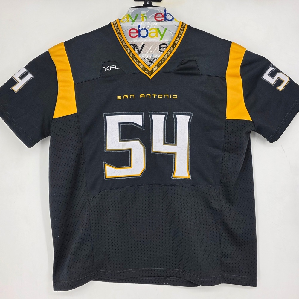 Dwayne Johnson Jersey‎ Mens Small San Antonio XFL Football The Rock Black